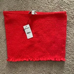Red Express Tube Top